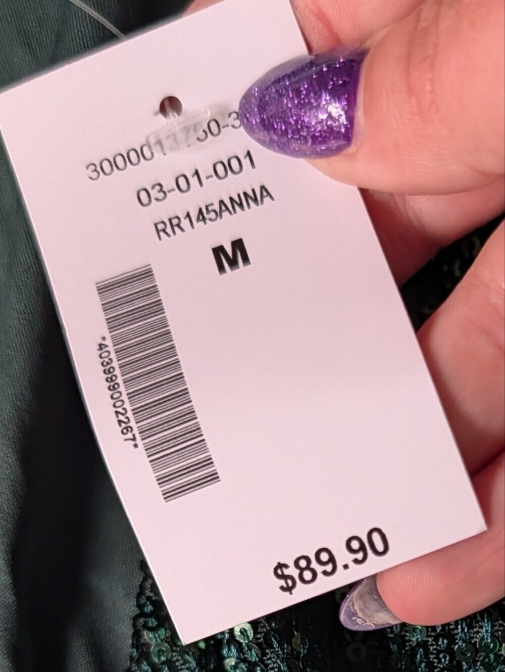 Ricki's Emerald Green Sequin Wrap Mini Dress - Picture 3 of 5